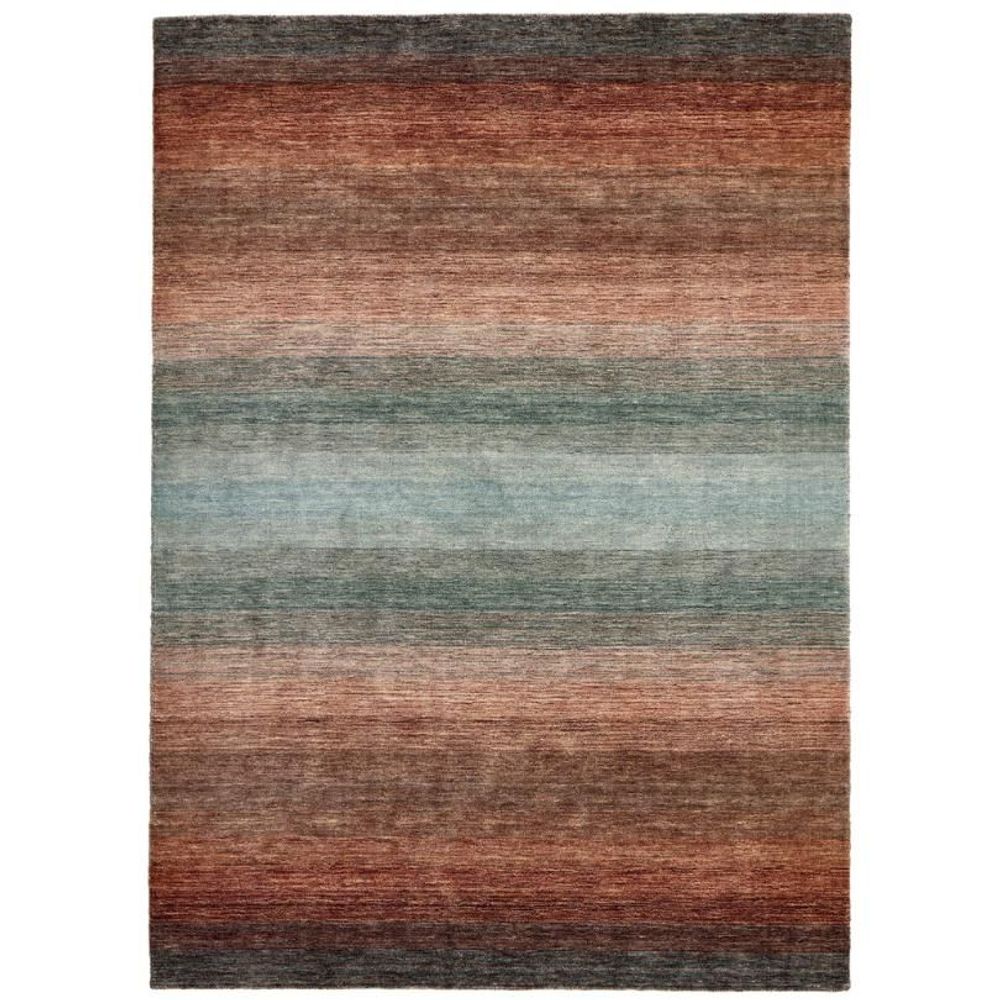 Tapis design - Tapis Panorama - Dark Brown Multi - REZAS RUGS