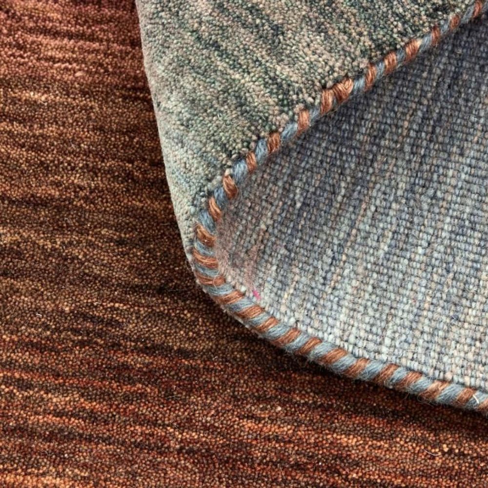Tapis design - Tapis Panorama - Dark Brown Multi - REZAS RUGS