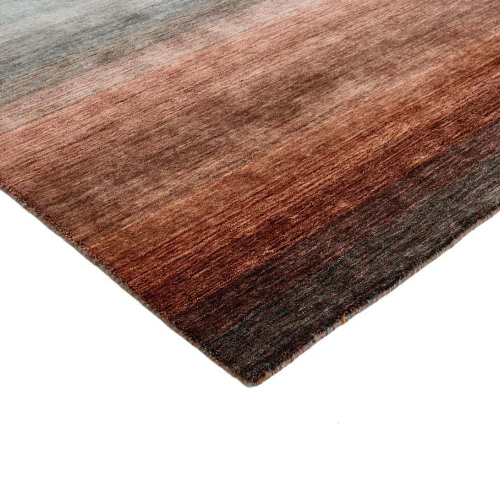 Tapis design - Tapis Panorama - Dark Brown Multi - REZAS RUGS