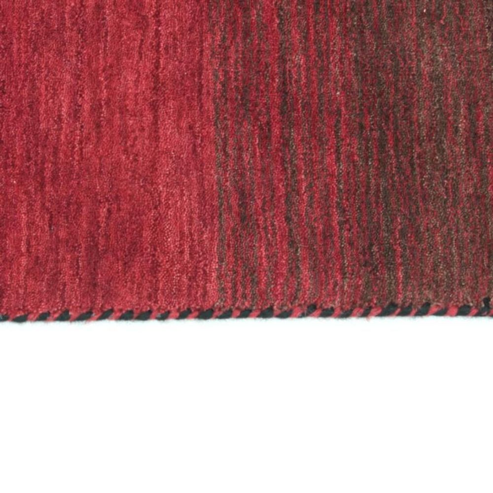 Tapis design - Tapis Panorama - Black Red - REZAS RUGS