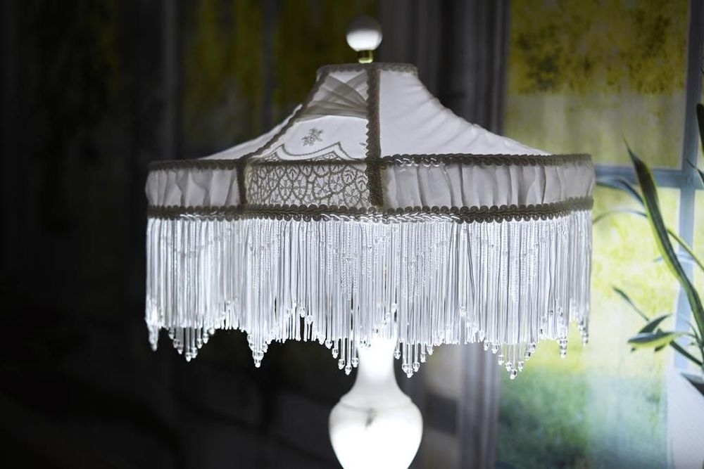 Decorative objects - NUPTIAL Victorian White Lampshade - BELLE EPOQUE