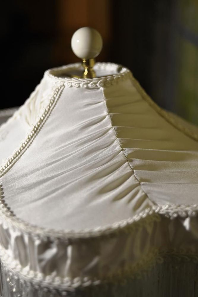Decorative objects - NUPTIAL Victorian White Lampshade - BELLE EPOQUE