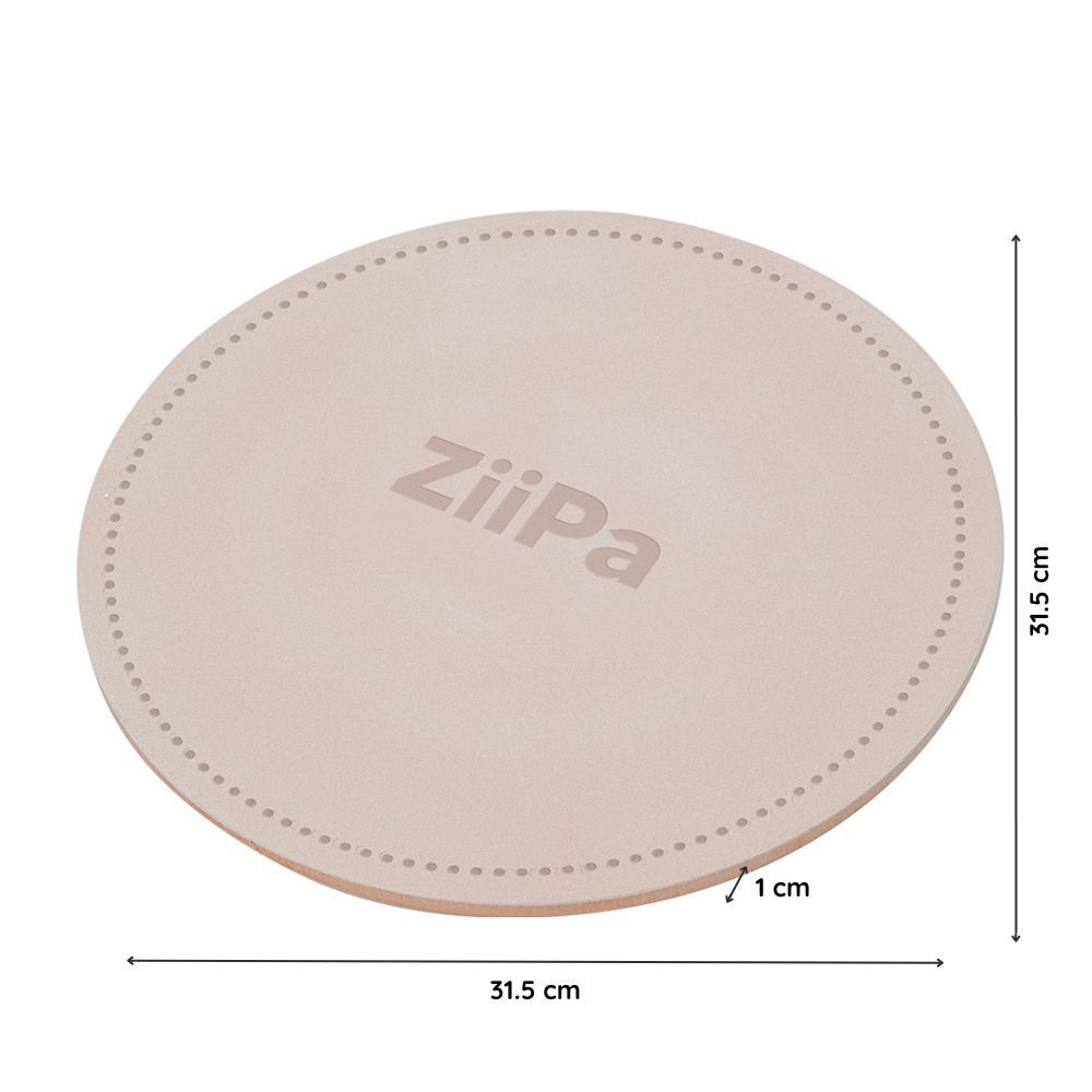 Barbecues - Round pizza stone Ø31.5 cm - Poppa - ZIIPA