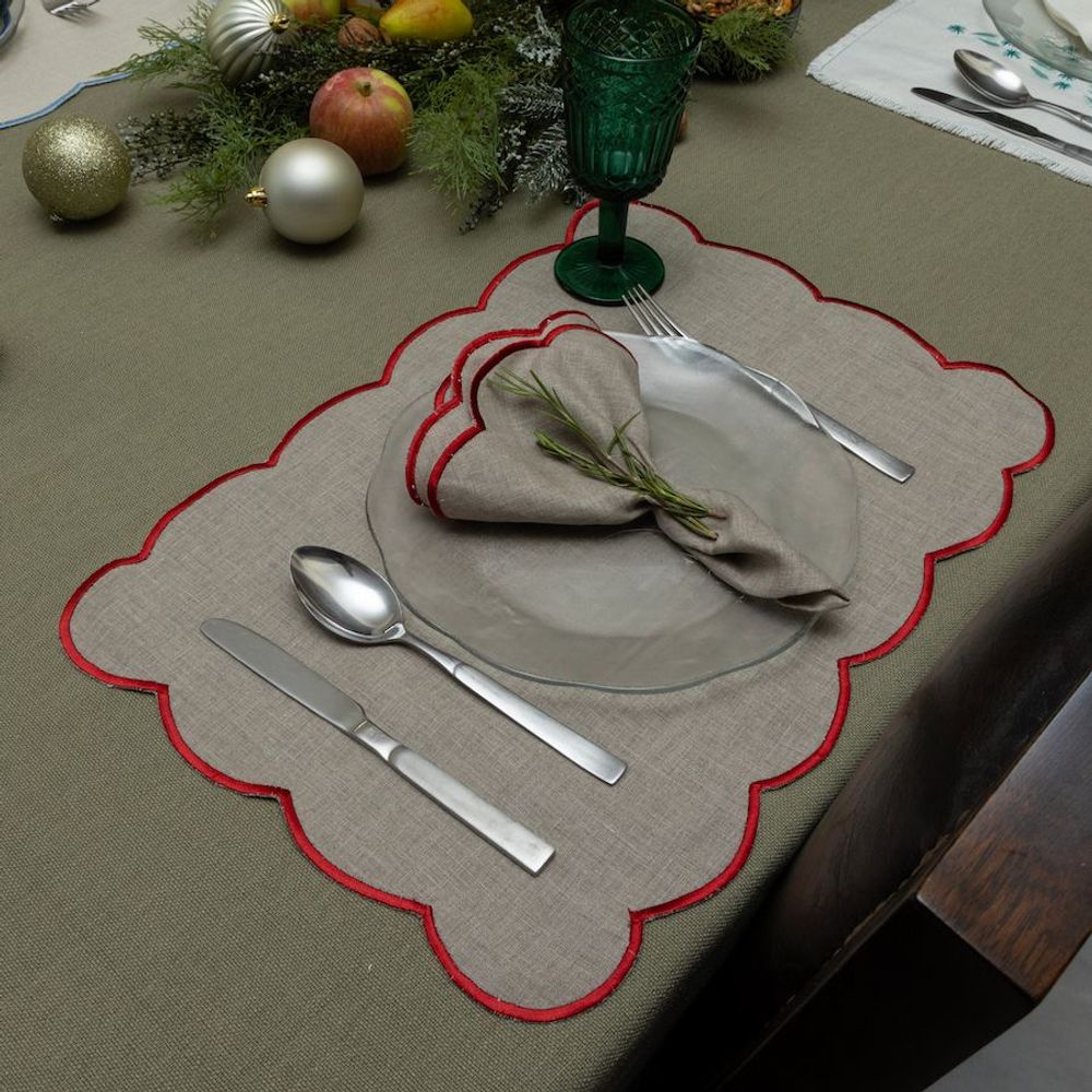 Sets de table - Set de 2 sets de table « Wave Contour - HYA CONCEPT STORE