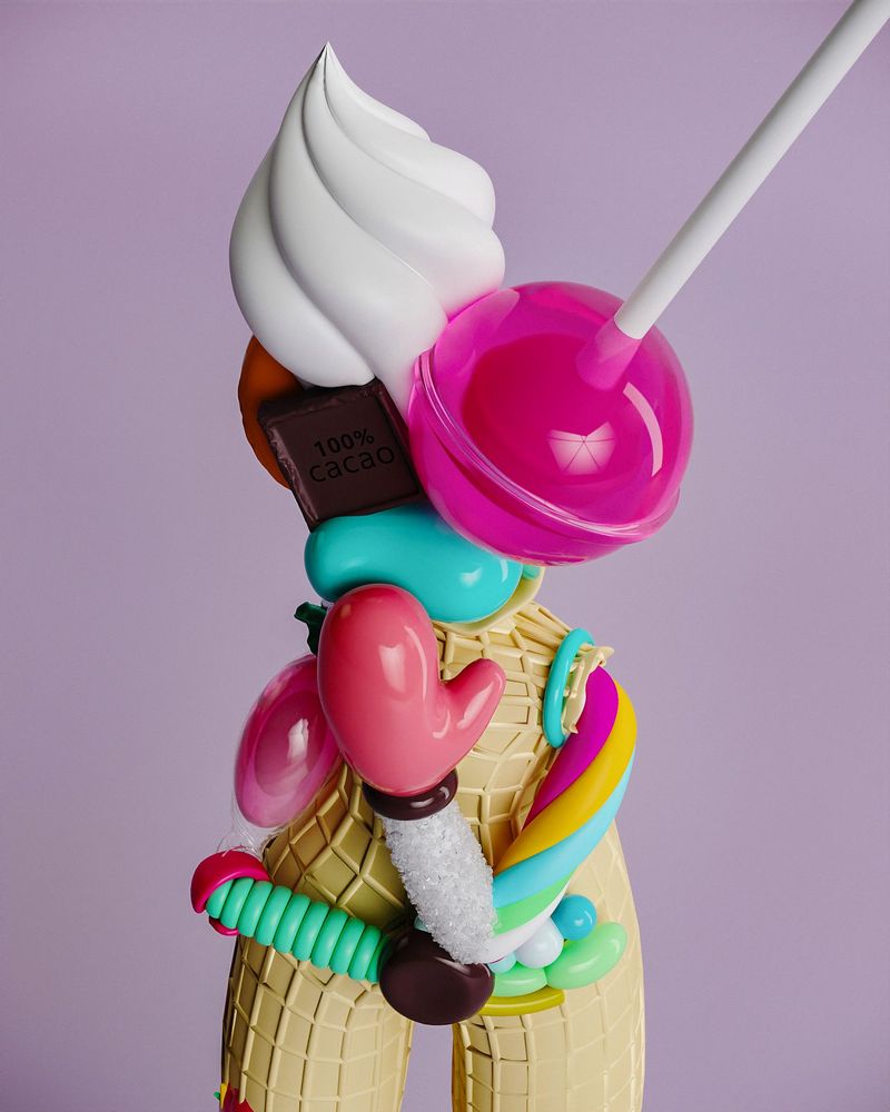 Sculptures, statuettes and miniatures - Sculpture – Candy Lady - YOOMOOTA