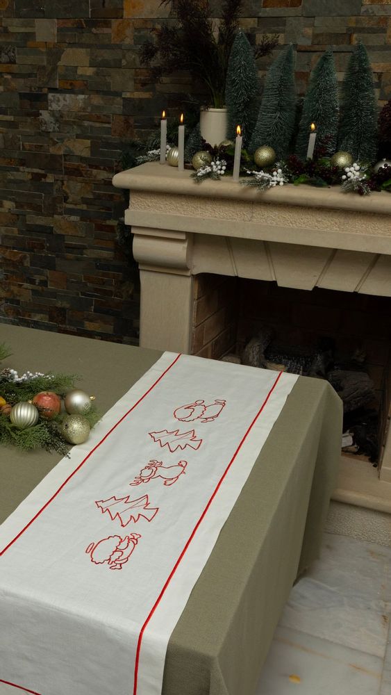 Nappes - Coureur de Noël - HYA CONCEPT STORE