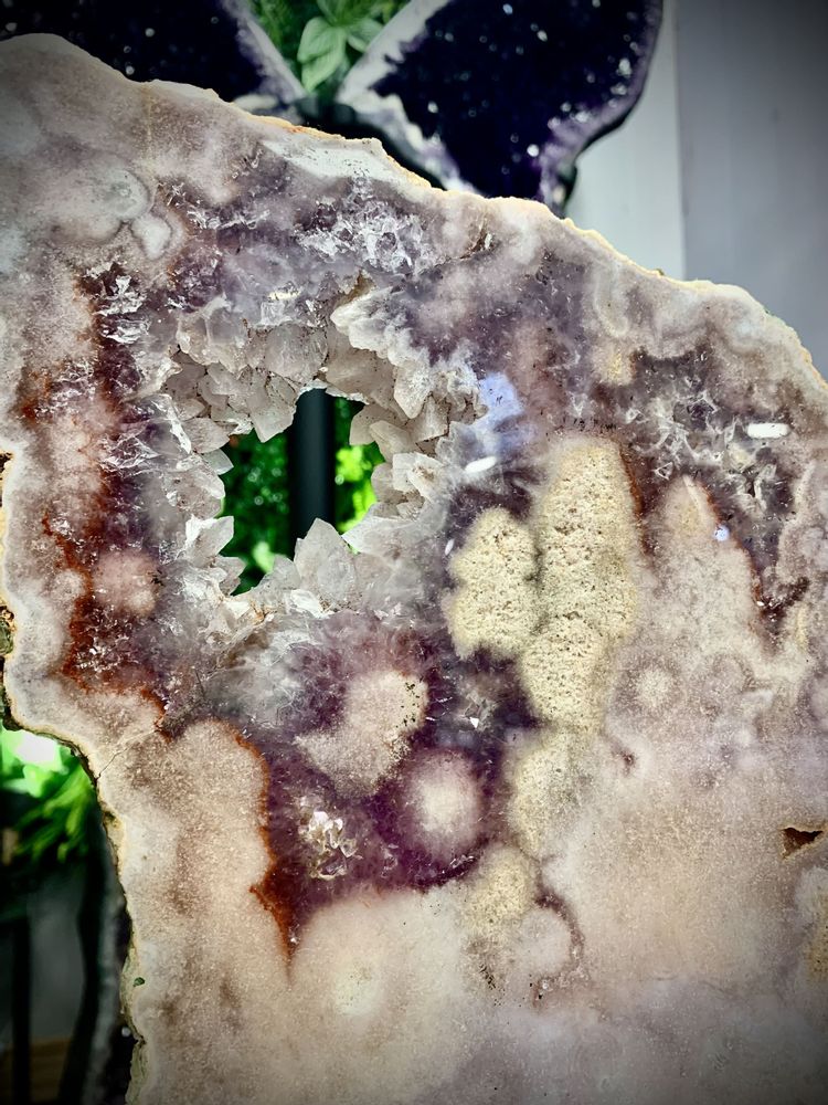 Design objects - PINK AMETHYST XL: DECORATIVE OBJECT (UNIQUE HANDMADE PIECE) - LAVENTURINE GALLERY