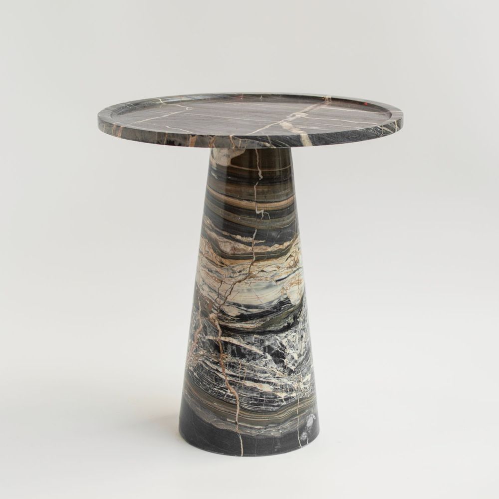 Autres tables - CONE SIDE TABLE | PICASSO MARBLE - KIWANO CONCEPT