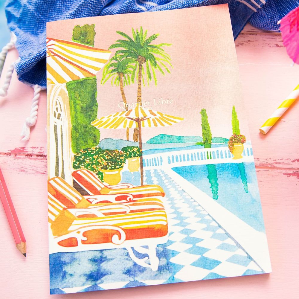 Stationery - Quartier Libre lined notebook - QUARTIER LIBRE PAPIER