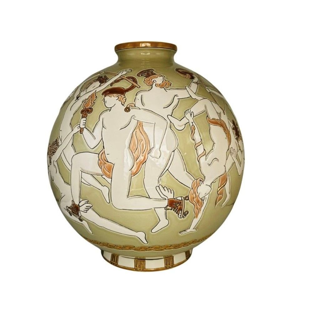 Decorative objects - Gymnasium - Boule Coloniale - MANUFACTURE DES EMAUX DE LONGWY 1798