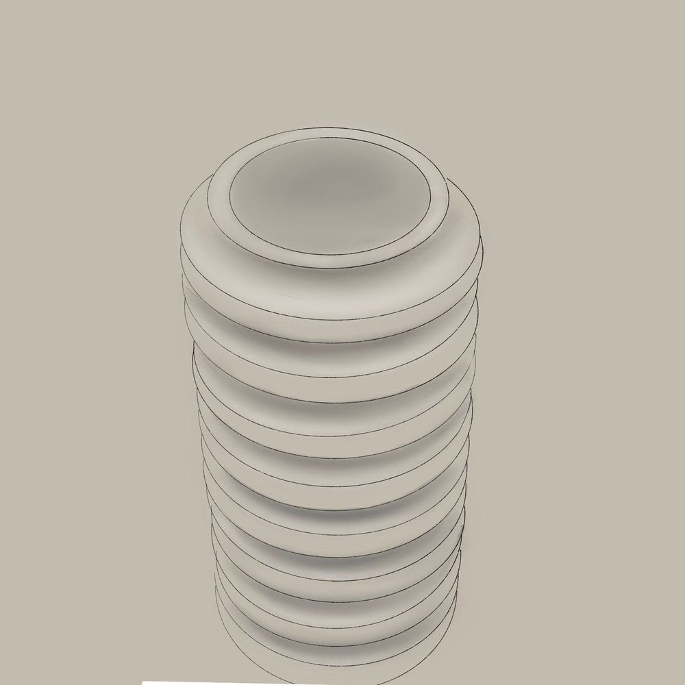 Vases - TRAVERTINE LAYER VASE - KIWANO CONCEPT