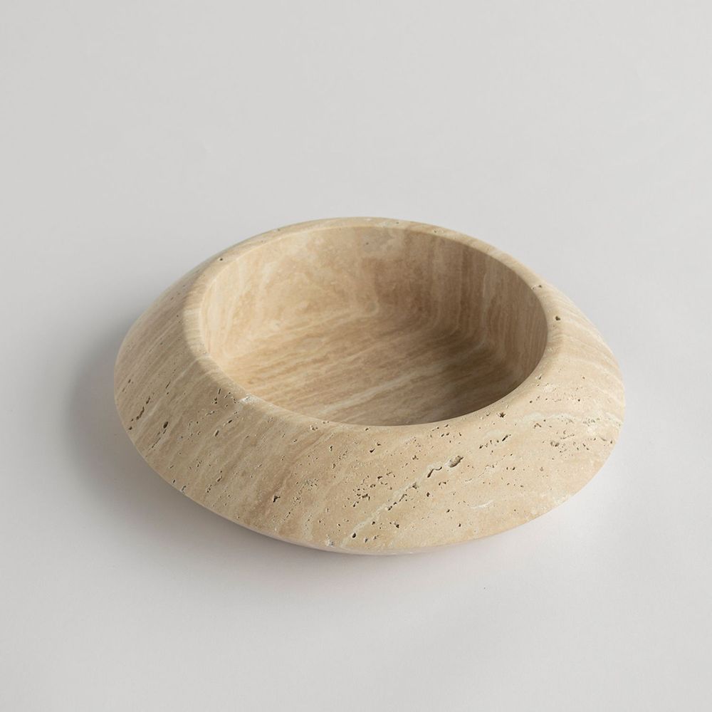 Objets design - TRAVERTINE ECLIPSE BOWL - KIWANO CONCEPT