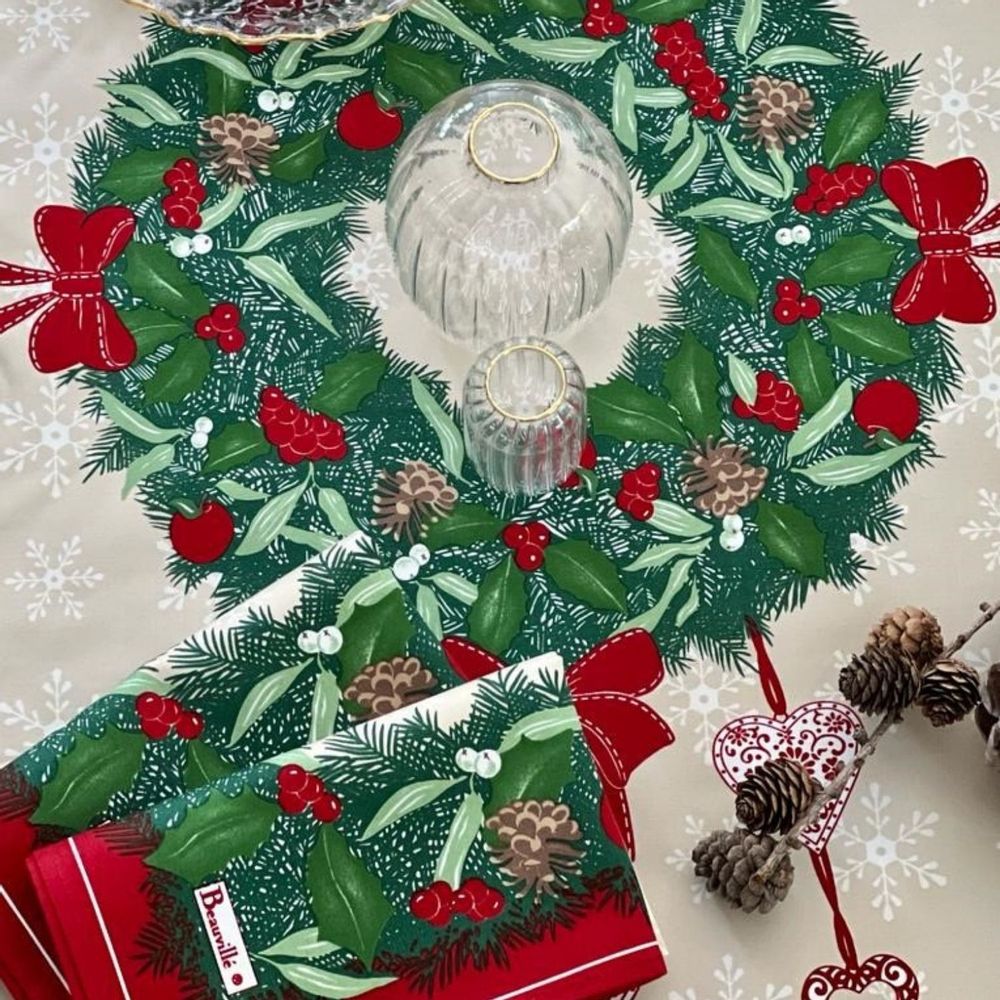 Table linen - Jour de Fête Tablecloth - BEAUVILLÉ