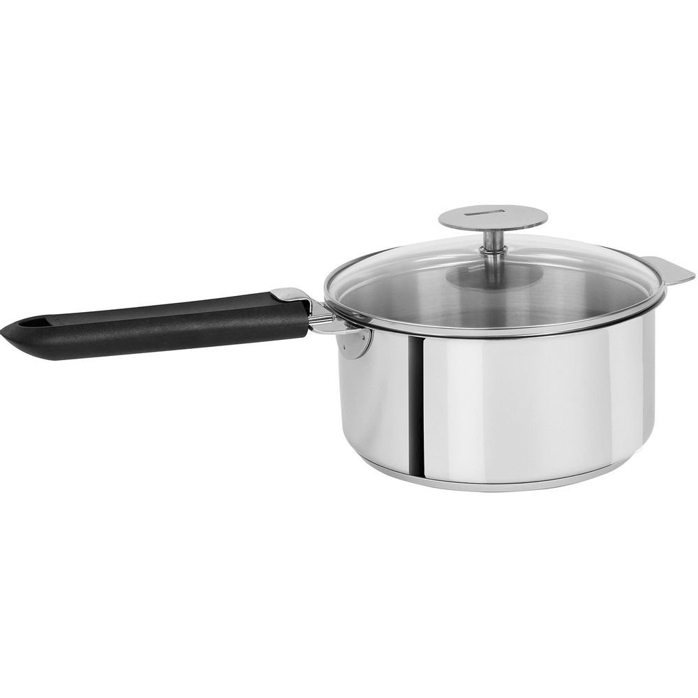 Platter and bowls - Set of 3 stainless steel pots 18-10 16, 18 and 20 cm Mutine Removable - CRISTEL