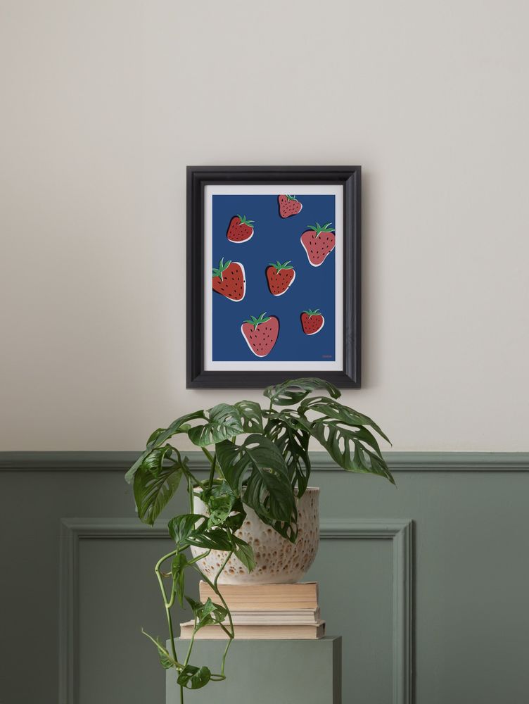 Poster - Strawberry poster - Fruits & Vegetables - ZEHPUR