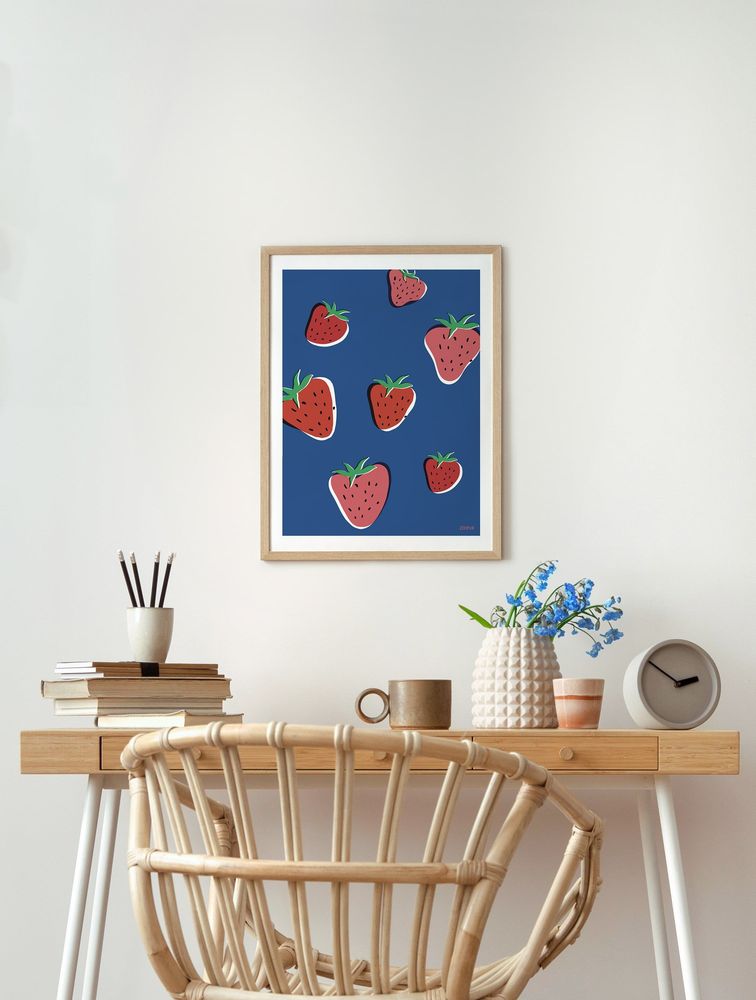 Poster - Strawberry poster - Fruits & Vegetables - ZEHPUR