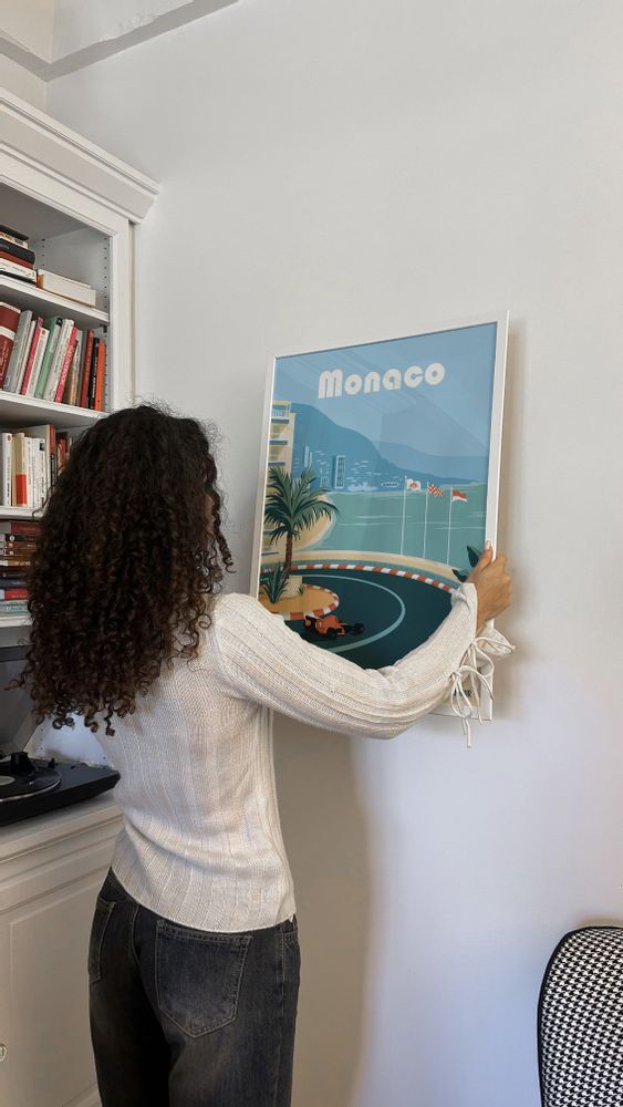 Affiches - Affiche F1 Monaco - Ville - ZEHPUR