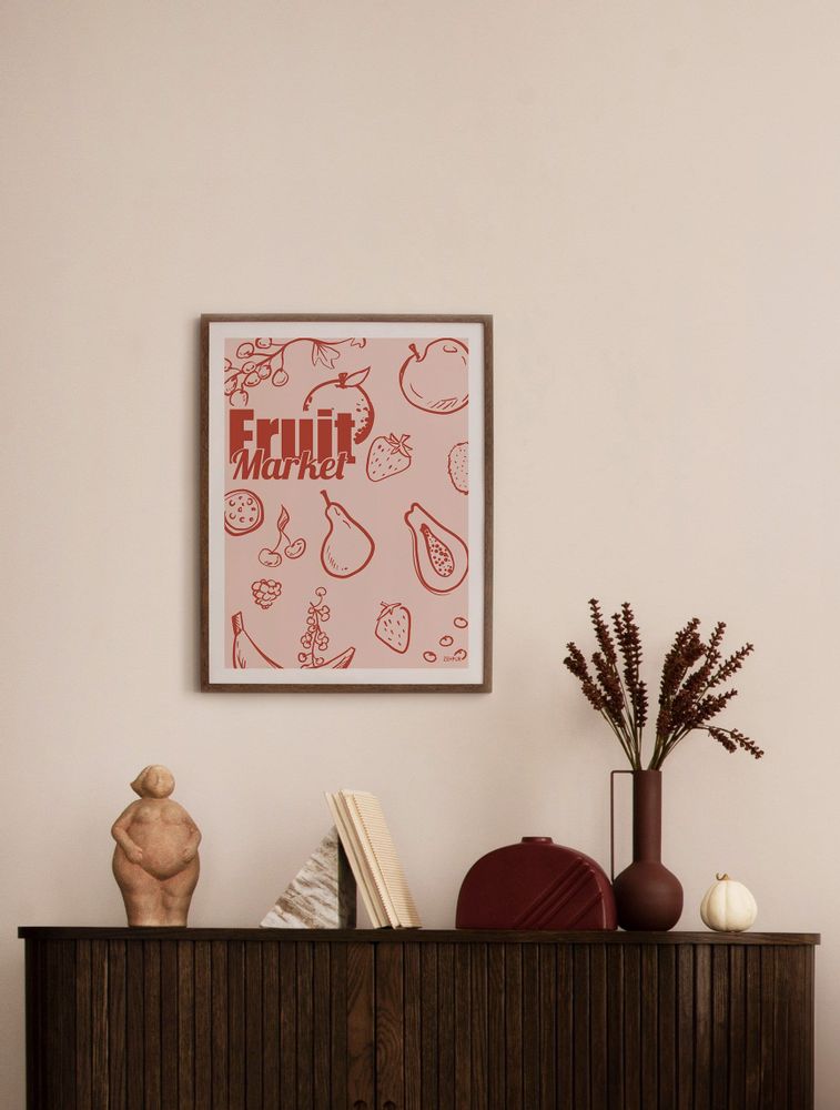 Affiches - Affiche marché aux fruits - Nourriture - ZEHPUR