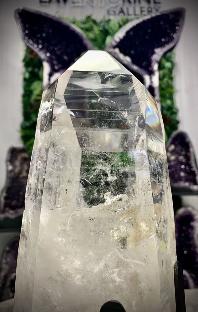 Design objects - The crystal point: sculpture, art object, deco & handmade design - LAVENTURINE GALLERY