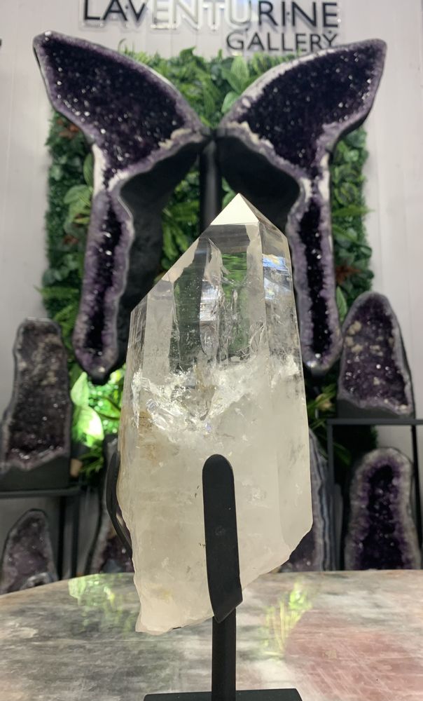 Design objects - The crystal point: sculpture, art object, deco & handmade design - LAVENTURINE GALLERY
