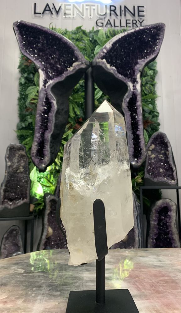 Design objects - The crystal point: sculpture, art object, deco & handmade design - LAVENTURINE GALLERY