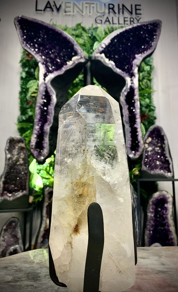Design objects - The crystal point: sculpture, art object, deco & handmade design - LAVENTURINE GALLERY