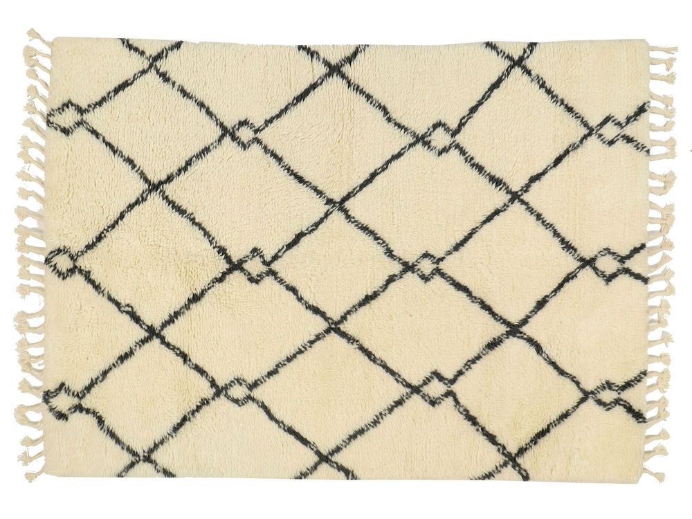 Tapis - Tulu Model-1 IVORY/CHARCOAL - KILIMS ADA