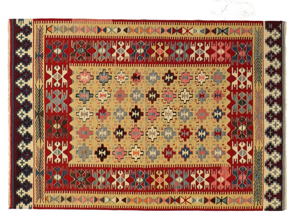 Rugs - Kilim with antique yarns - KILIMS ADA
