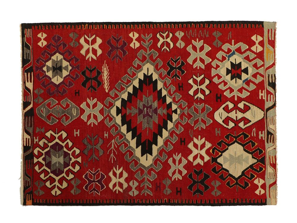 Tapis - Kilim avec fils anciens - KILIMS ADA