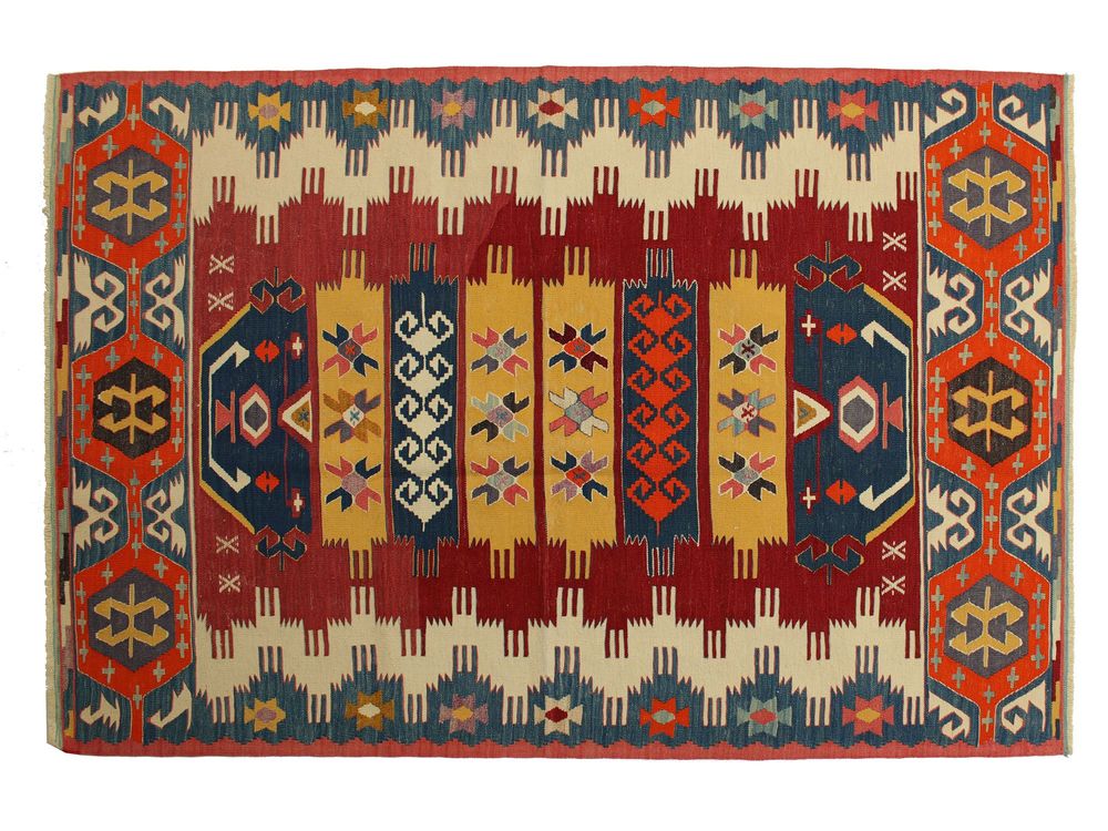 Tapis - Kilim avec fils anciens - KILIMS ADA