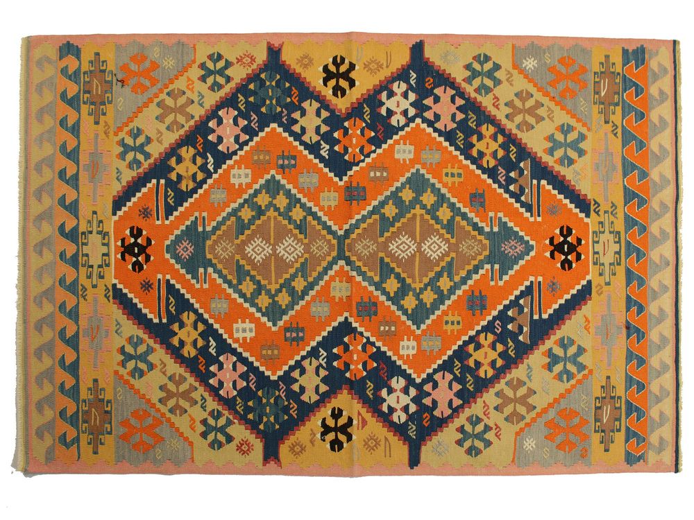 Tapis - Kilim avec fils anciens - KILIMS ADA