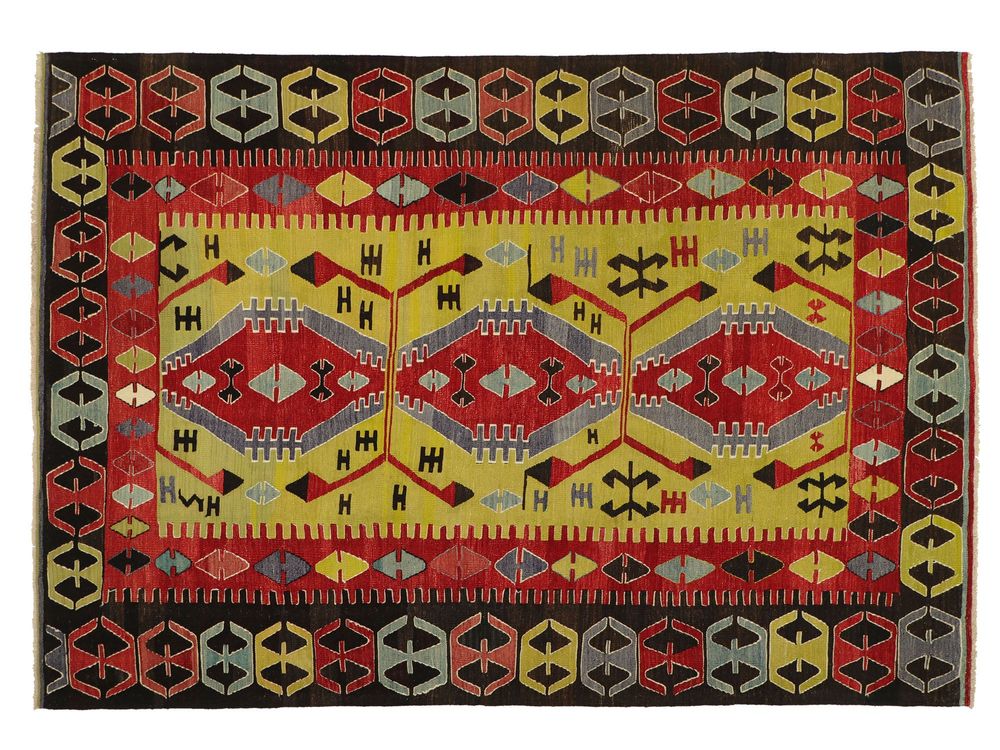 Tapis - Kilim ancien USAK - KILIMS ADA