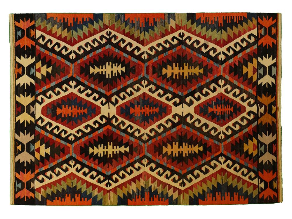 Rugs - Kilim with antique yarns - KILIMS ADA