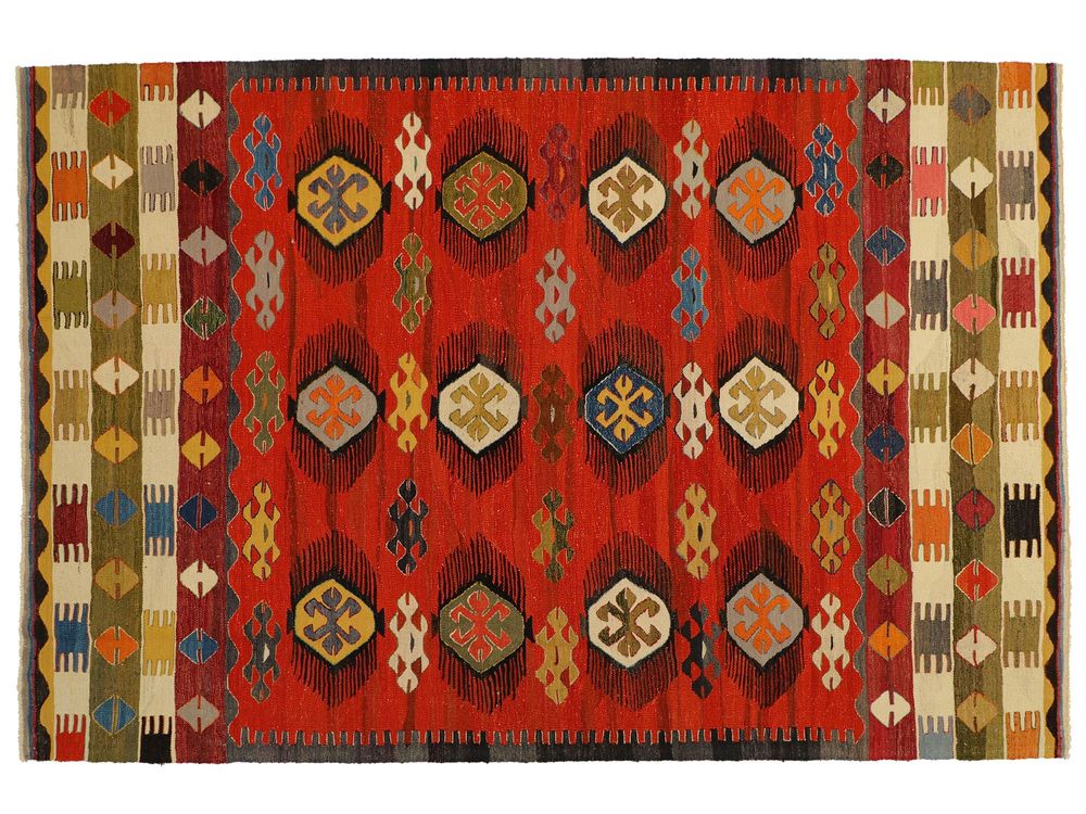 Rugs - Kilim with antique yarns - KILIMS ADA
