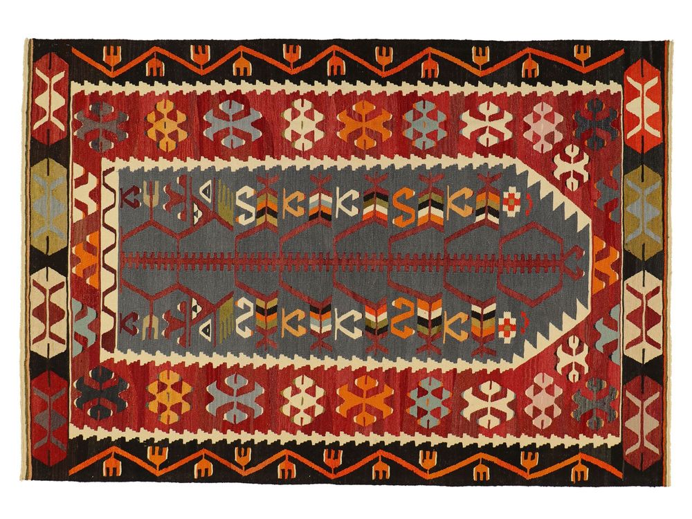 Rugs - Kilim with antique yarns - KILIMS ADA