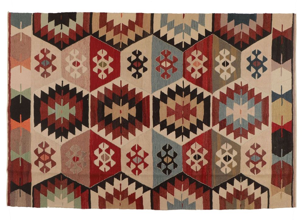 Tapis - Kilim avec fils anciens - KILIMS ADA