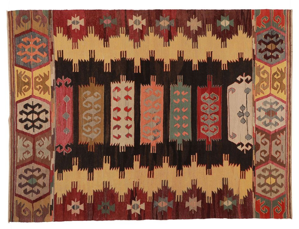 Tapis - Kilim avec fils anciens - KILIMS ADA