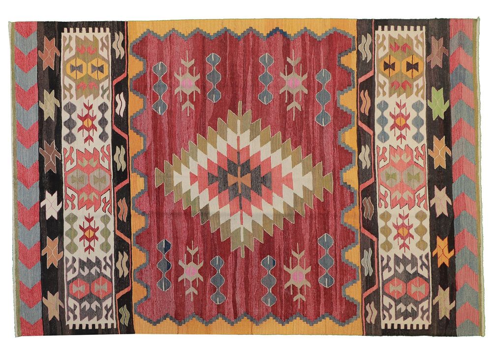 Tapis - Kilim avec fils anciens - KILIMS ADA