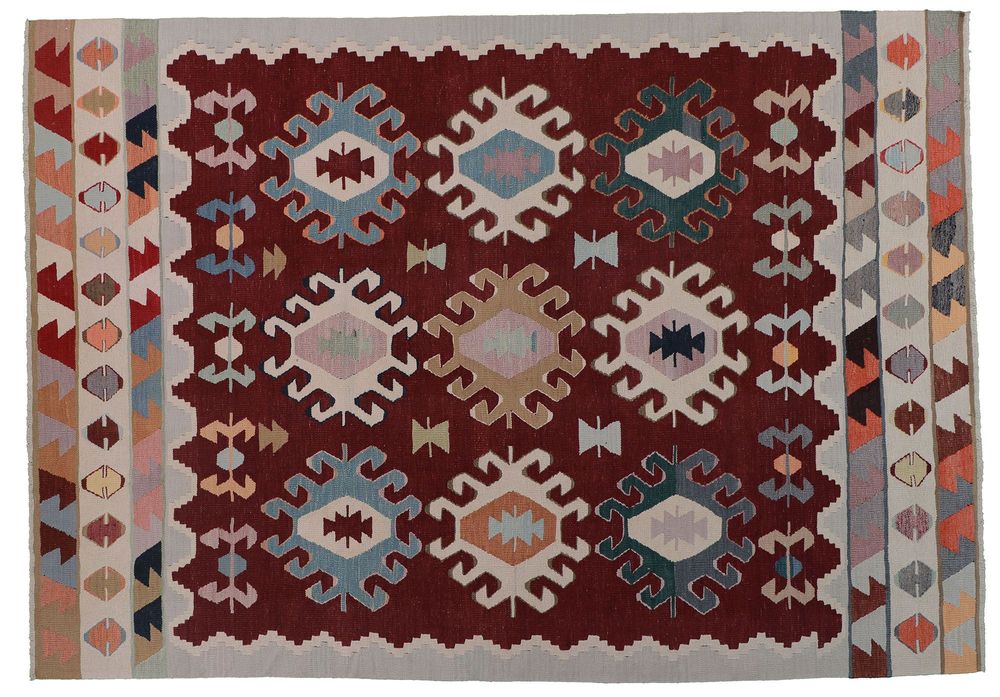 Rugs - Kilim with antique yarns - KILIMS ADA