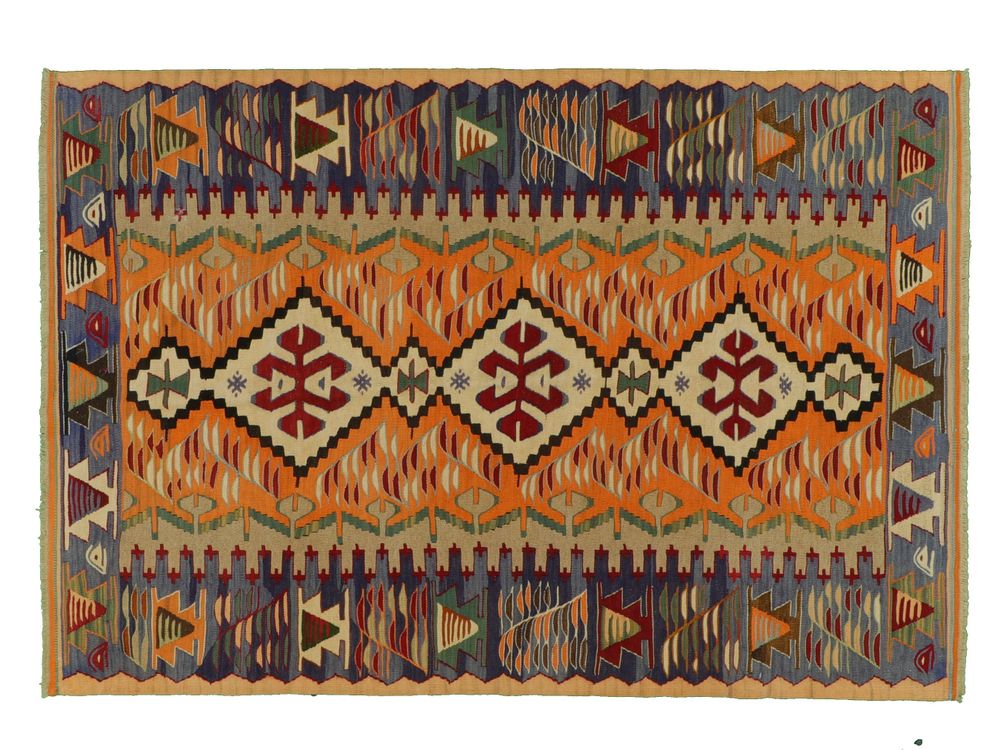 Tapis - Kilim avec fils anciens - KILIMS ADA