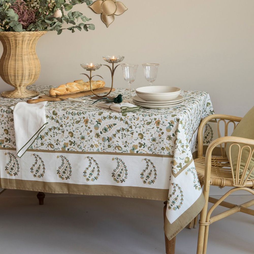 Linge de table textile - Nappe Paisley - MAHE HOMEWARE