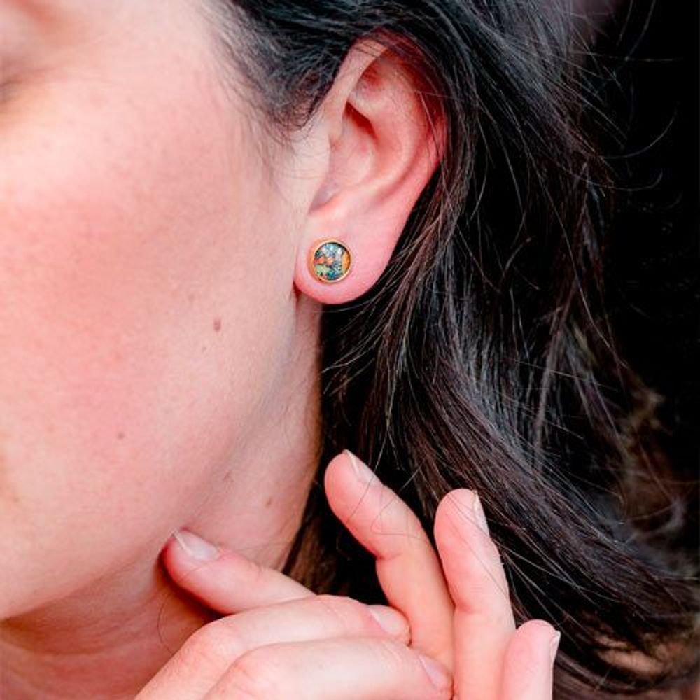 Jewelry - Ears studs Rio - Gold - LES JOLIES D'EMILIE