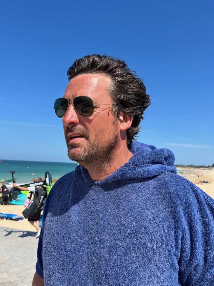 Prêt-à-porter - Poncho de bain premium BIO - Outremer - ATELIER DUNE