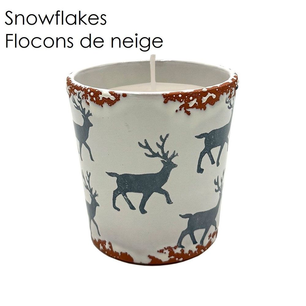 Candles - Christmas reindeer ceramic scented candle size M - WAX DESIGN - BARCELONA
