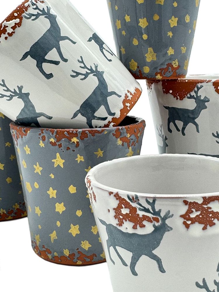 Autres décorations de Noël - Bougie parfumée en céramique en forme de renne de Noël taille L - WAX DESIGN - BARCELONA