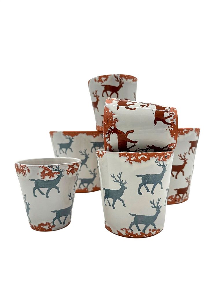 Bougies - Bougie parfumée en céramique représentant un renne de Noël taille S - WAX DESIGN - BARCELONA