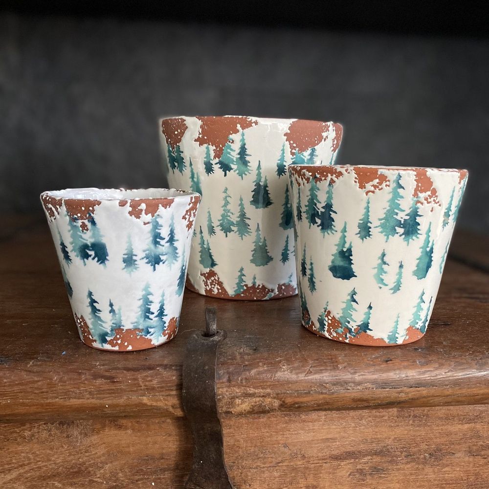 Candles - Christmas tree ceramic scented candle size L - WAX DESIGN - BARCELONA
