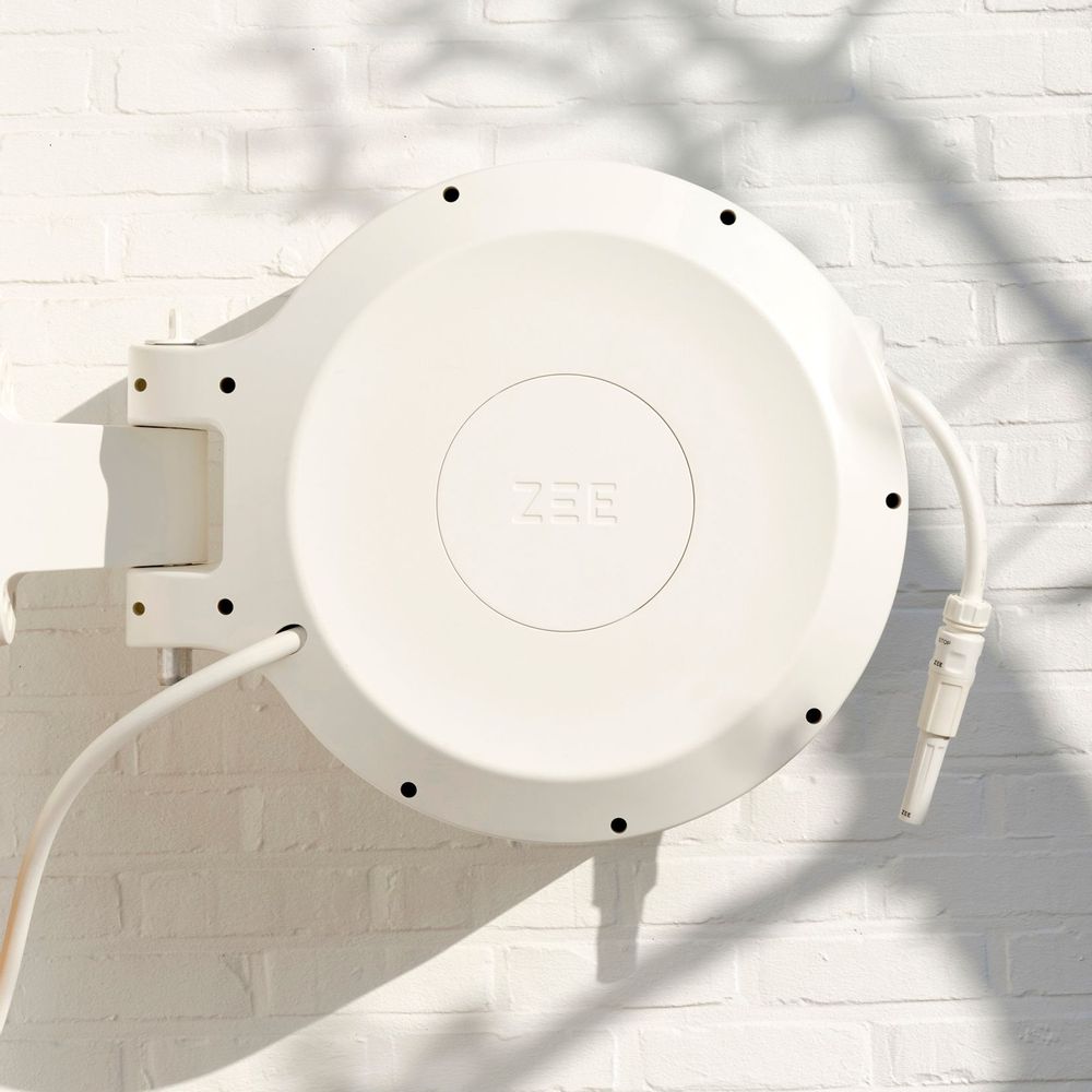 Garden accessories - MIRTOON 30 white - 30m hose reel - ZEE