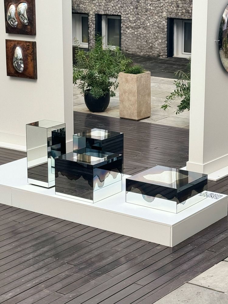 Unique pieces - Ash Matryoshka - Ash Mirror Stools - Ash Table - HOMA
