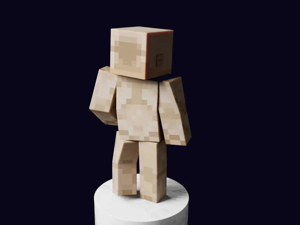 Sculptures, statuettes et miniatures - Sculpture — Cube Dude - YOOMOOTA